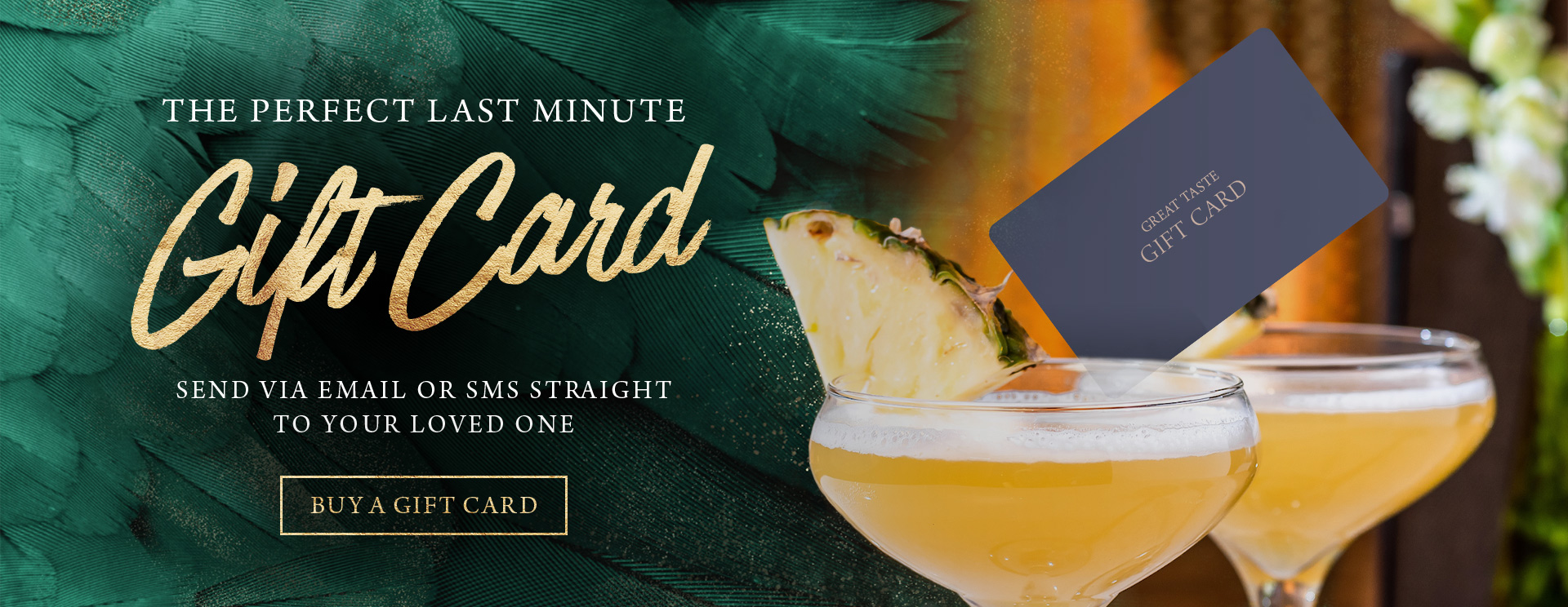 Give the gift of a gift card at The White Swan