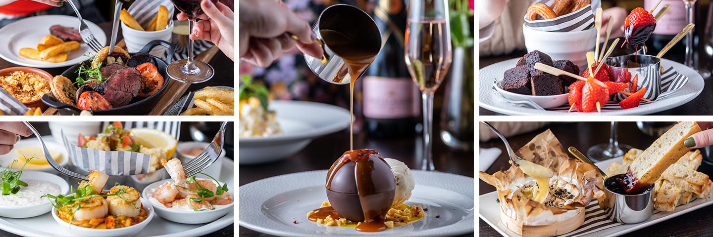 Delicious food on The White Swan Valentine’s restaurant menu in Birmingham