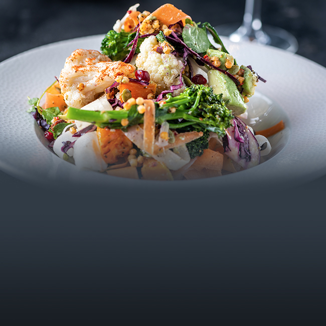 Vegan menu at The White Swan