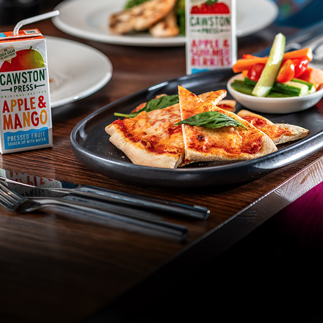 Children's menu at The White Swan