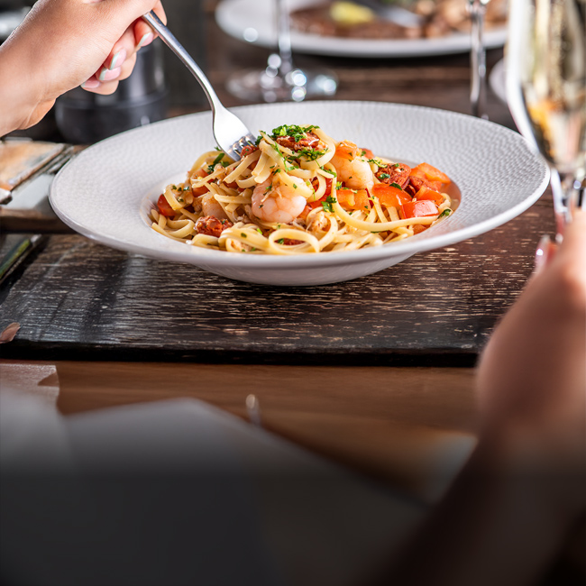 Dessert menu at The White Swan