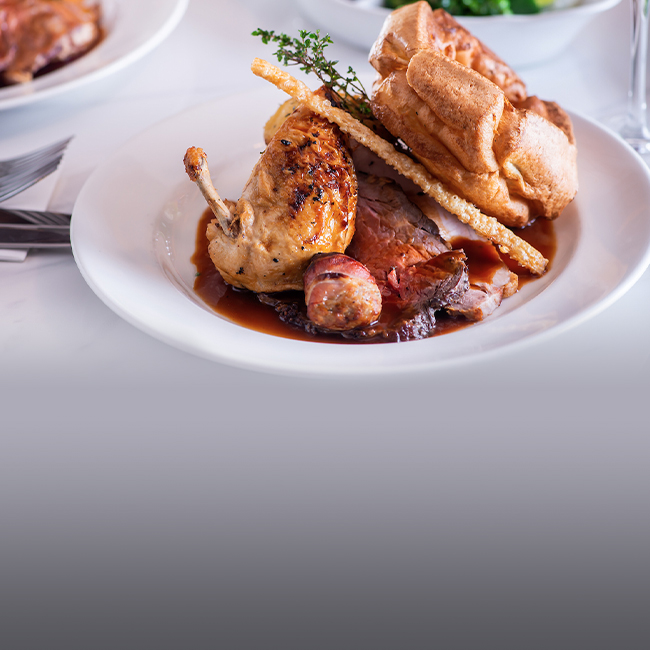 Sunday menu at The White Swan